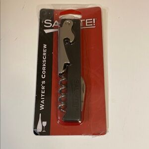 Salute Waiter's Corkscrew in Black